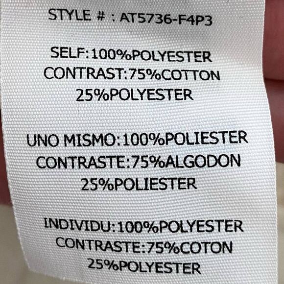 ALTAR'D STATE Cream Tunic Blouse Sheer Knit Floral Lace Long Sleeve Size Small - Picture 6 of 6